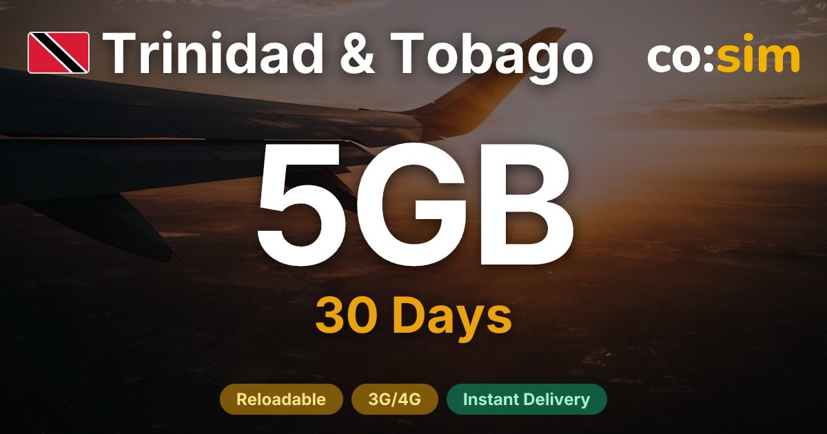 Trinidad & Tobago eSIM — 5GB