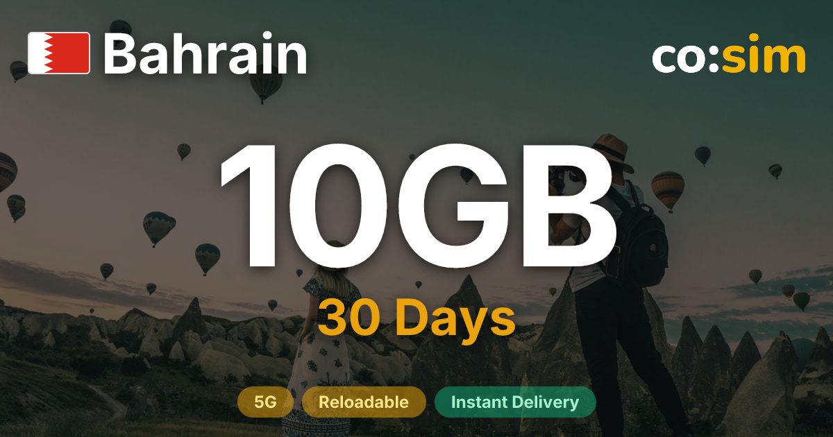 Bahrain eSIM — 10GB