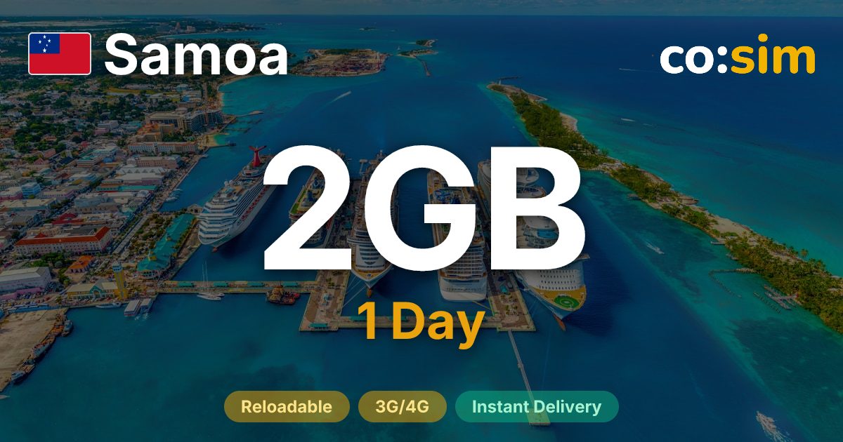 Samoa eSIM — 2GB+∞