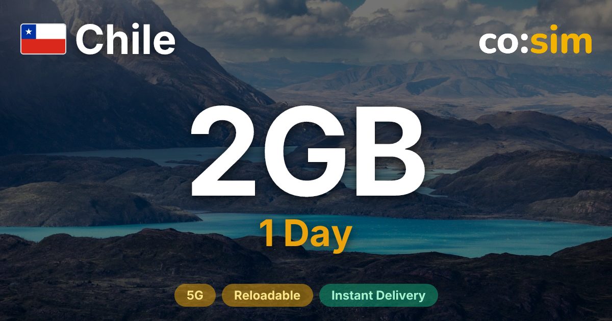 Chile eSIM — 2GB+∞