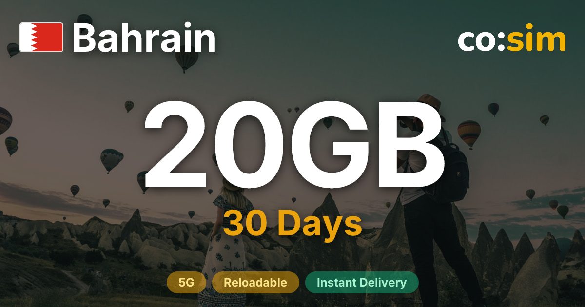 Bahrain eSIM — 20GB
