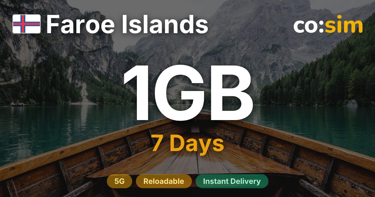 Faroe Islands eSIM — 1GB