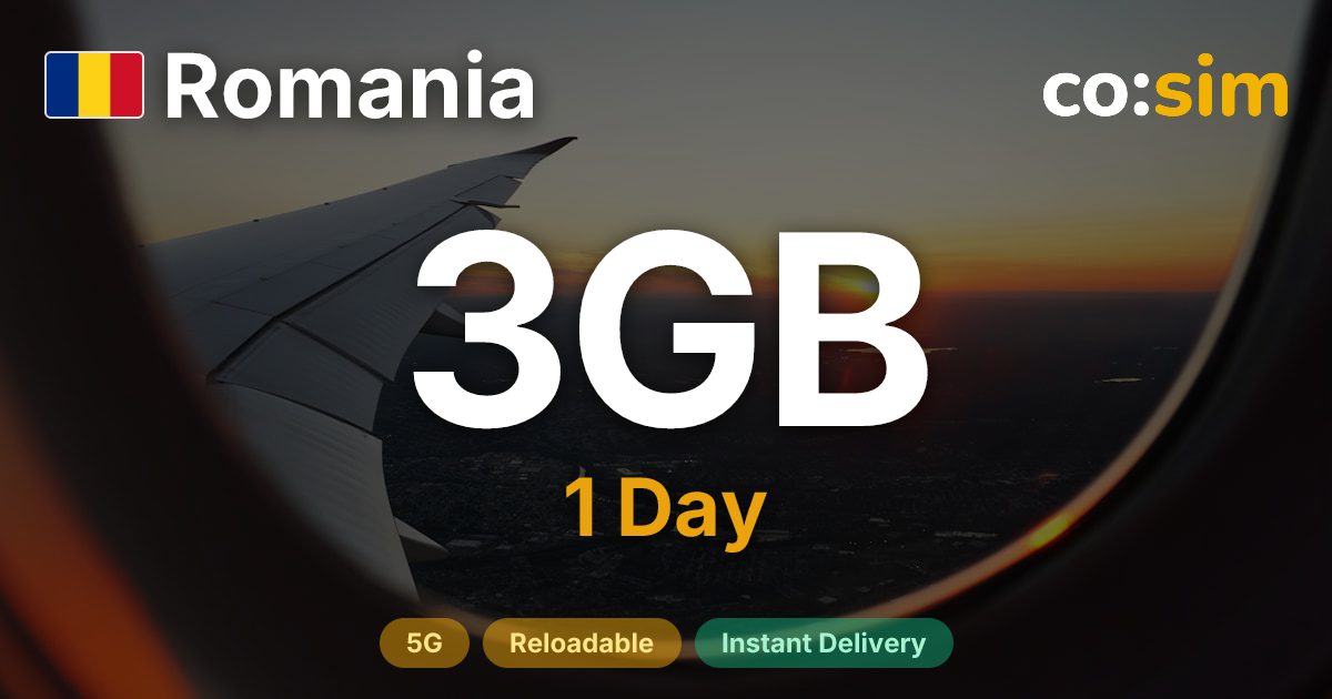 Romania eSIM — 3GB+∞