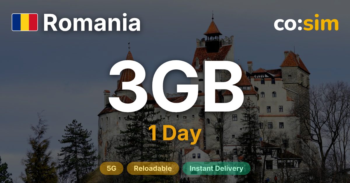 ルーマニア eSIM — 3GB+∞