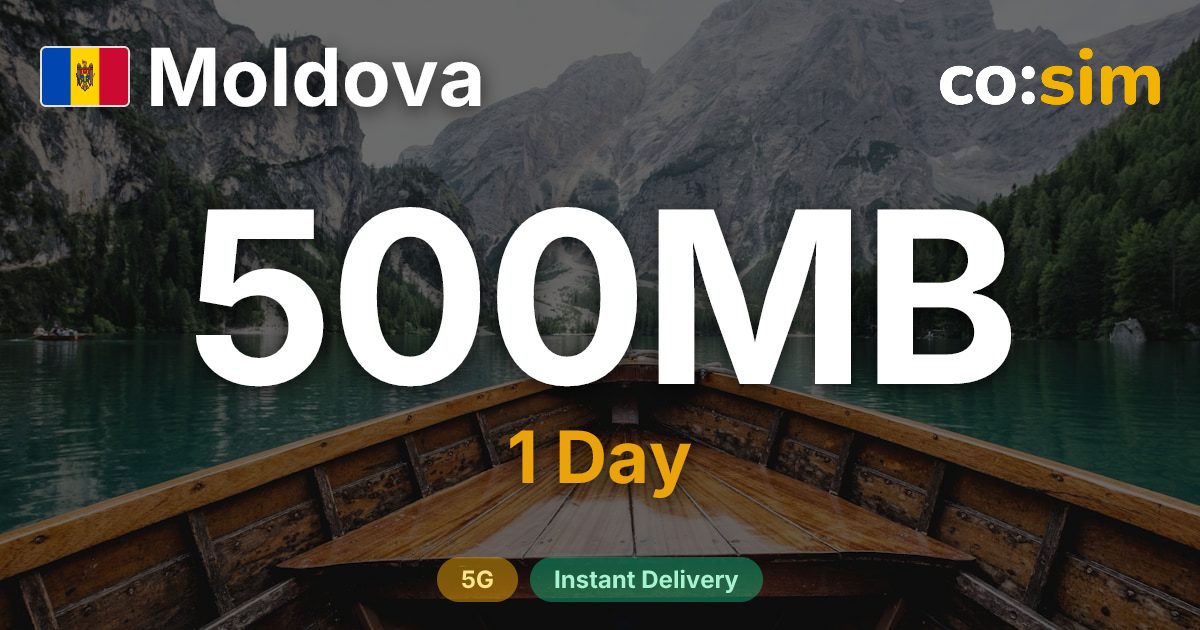 Moldova eSIM — 500MB+∞