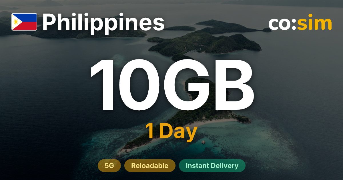 Philippines eSIM — 10GB+∞