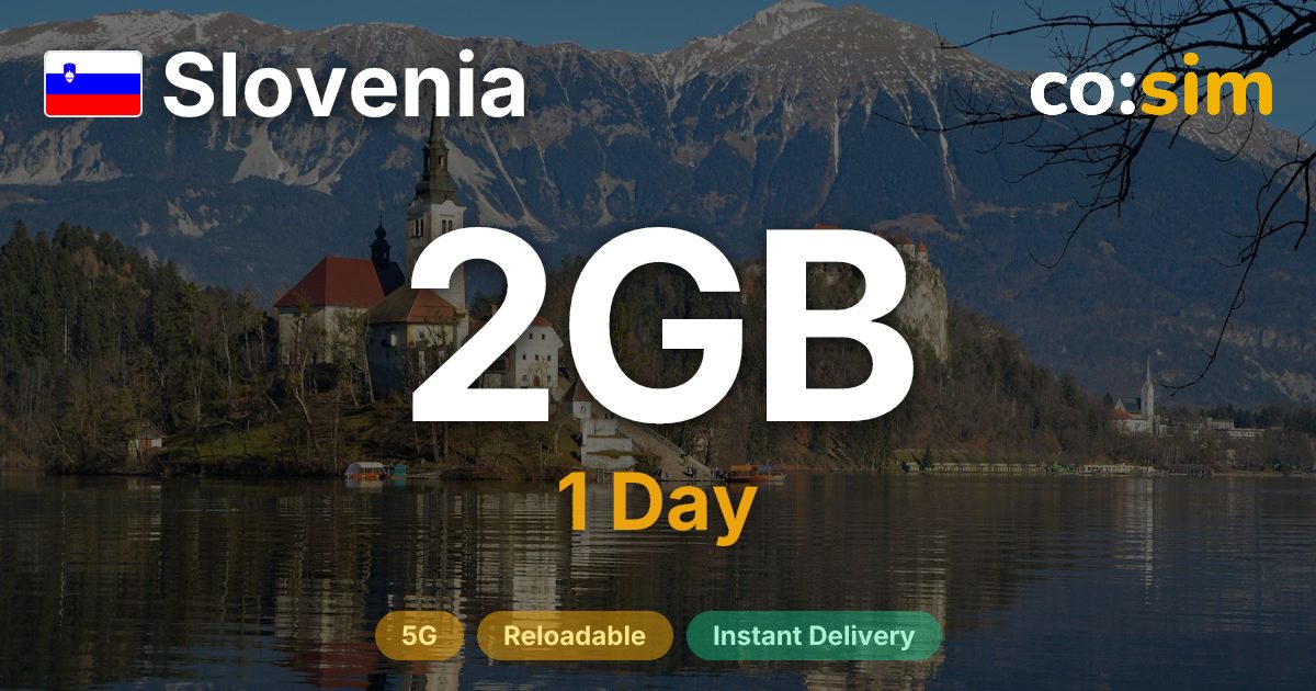 Slovénie eSIM — 2GB+∞