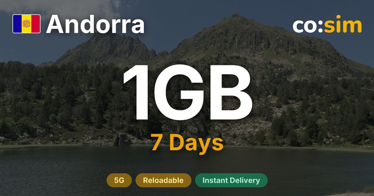 Andorra eSIM — 1GB