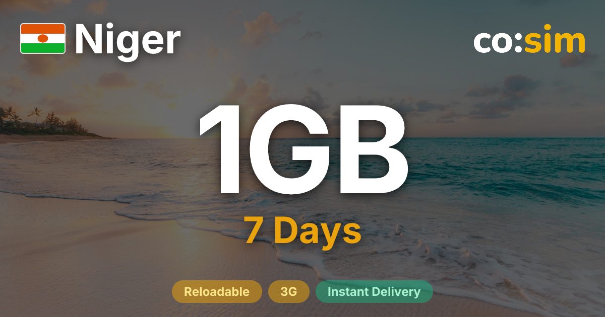 Niger eSIM — 1GB