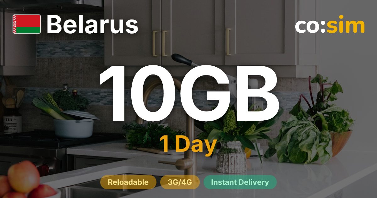 벨라루스 eSIM — 10GB+∞