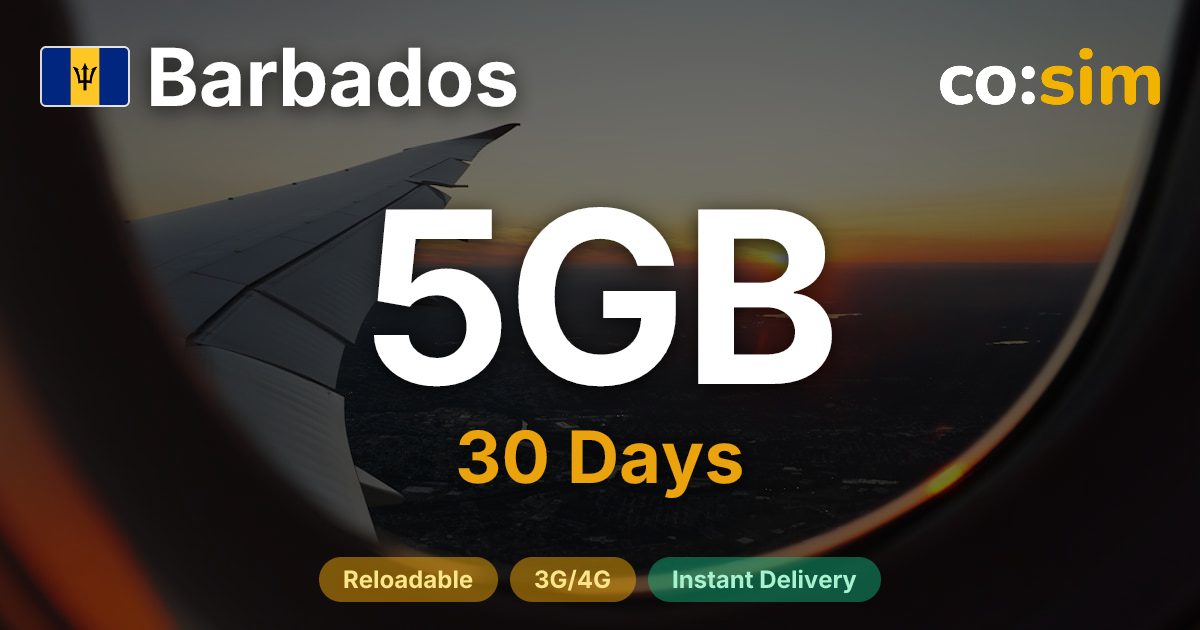 Barbade eSIM — 5GB