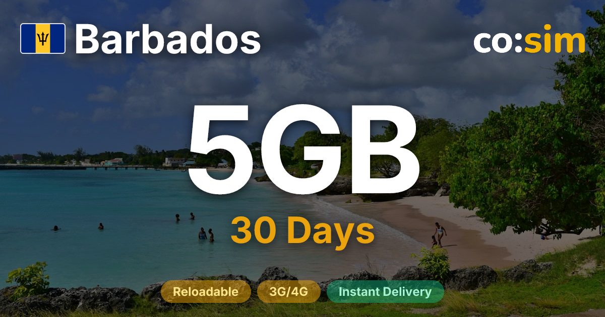 Barbados eSIM — 5GB