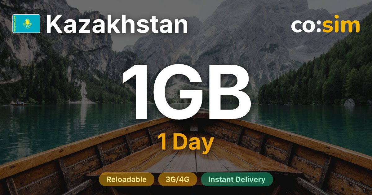 Kazakhstan eSIM — 1GB+∞