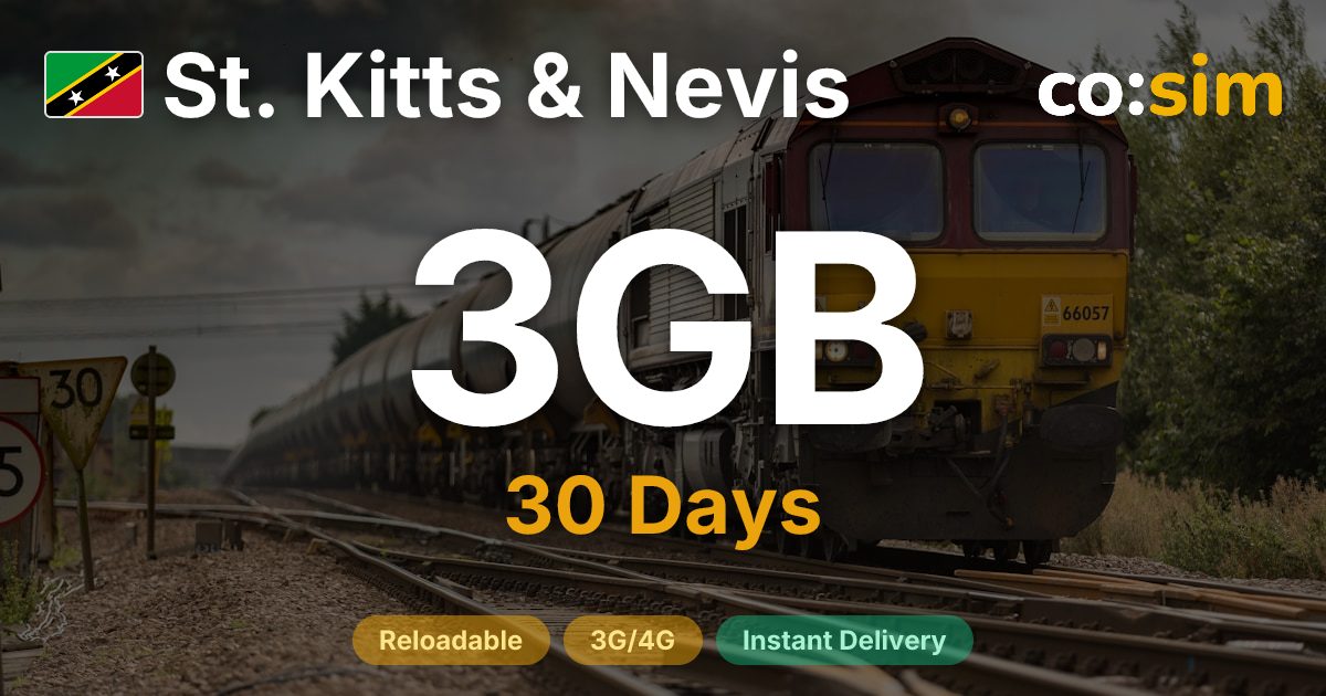 Saint Kitts & Nevis eSIM — 3GB