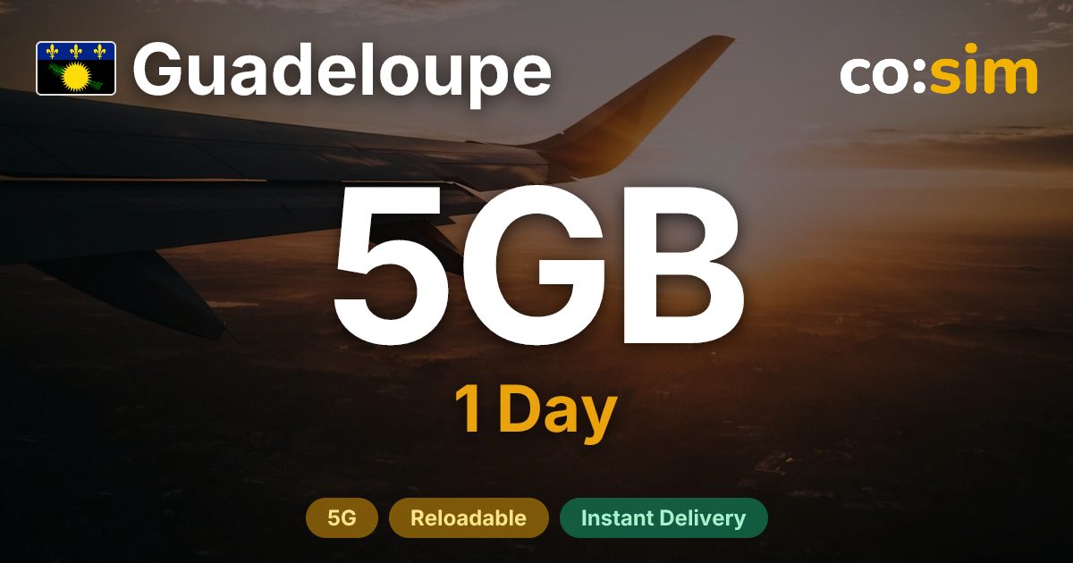Guadalupe eSIM — 5GB+∞