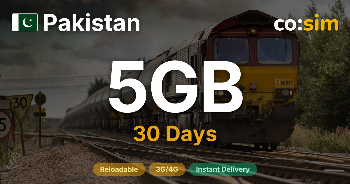 Pakistan eSIM — 5GB