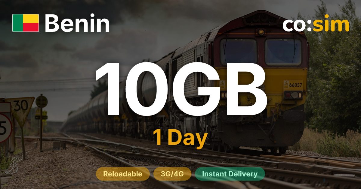 베냉 eSIM — 10GB+∞