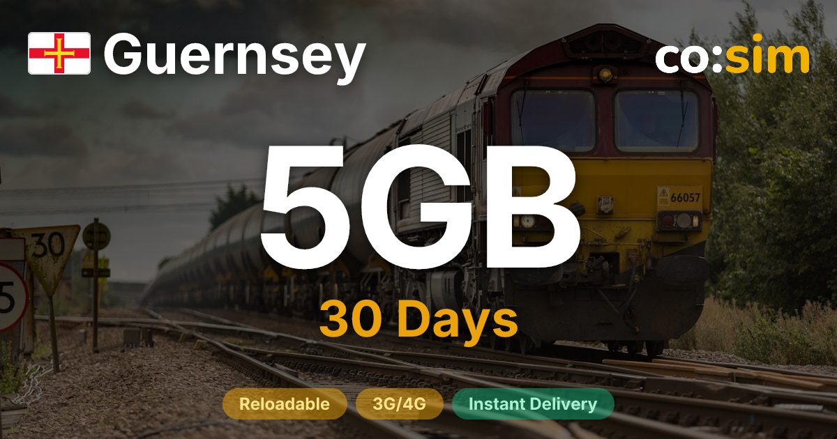 Guernsey eSIM — 5GB