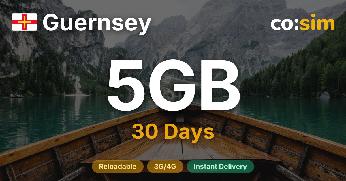 Guernsey eSIM — 5GB