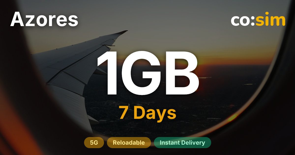 Azores eSIM — 1GB