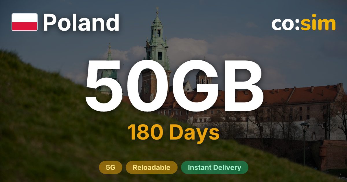 Poland eSIM — 50GB