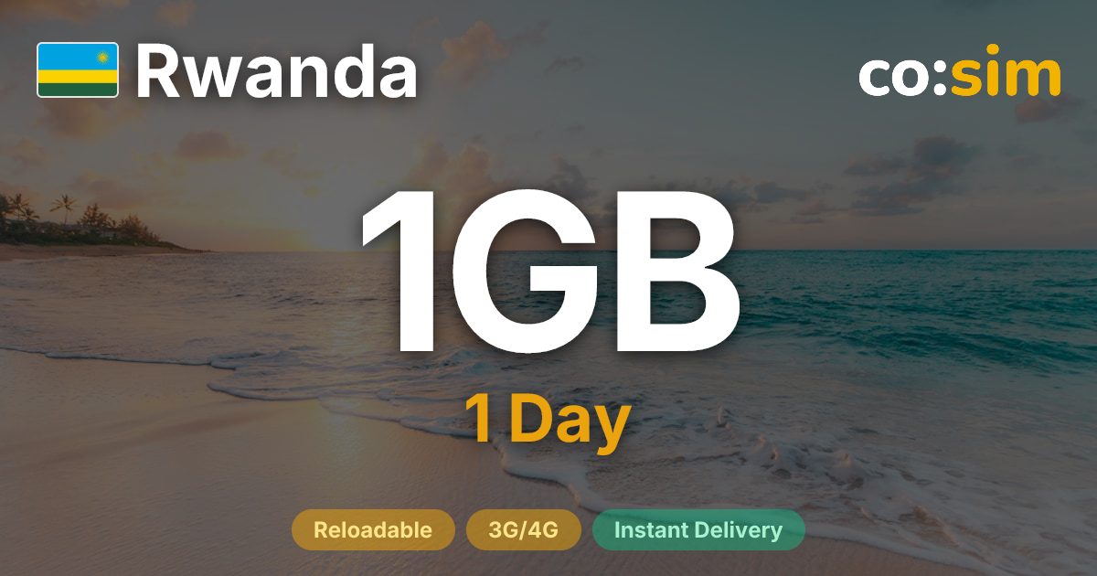 Rwanda eSIM — 1GB+∞