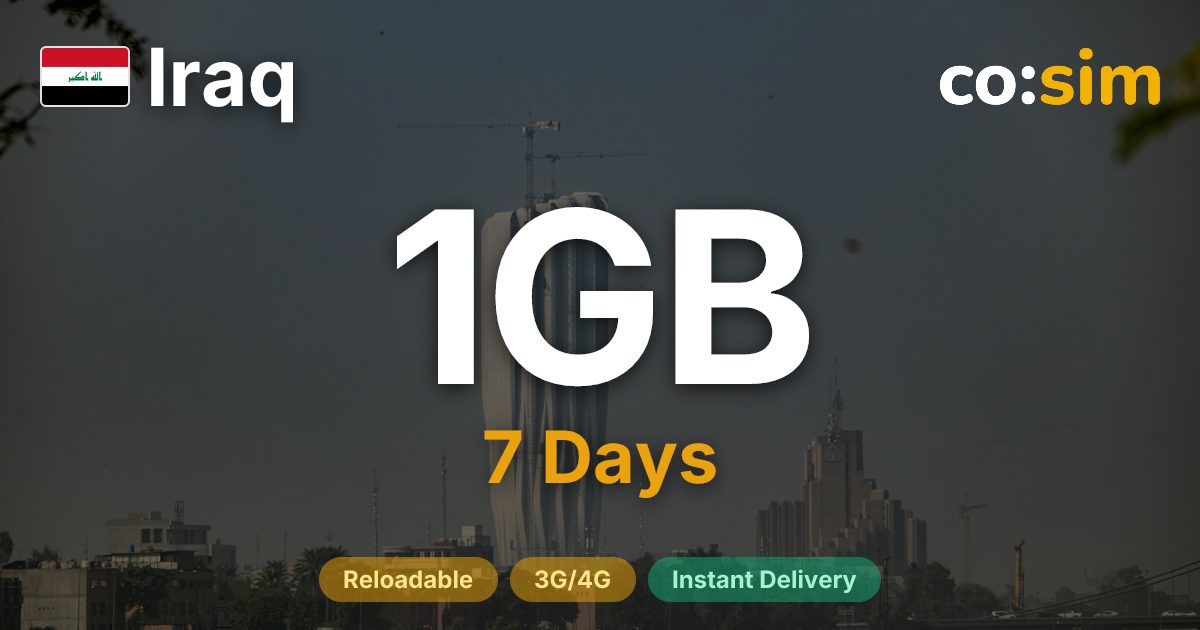 Iraq eSIM — 1GB