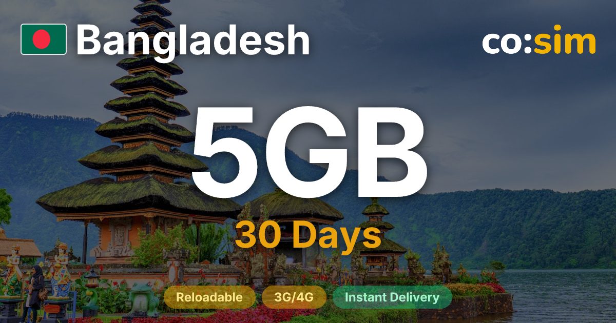 Bangladesh eSIM — 5GB