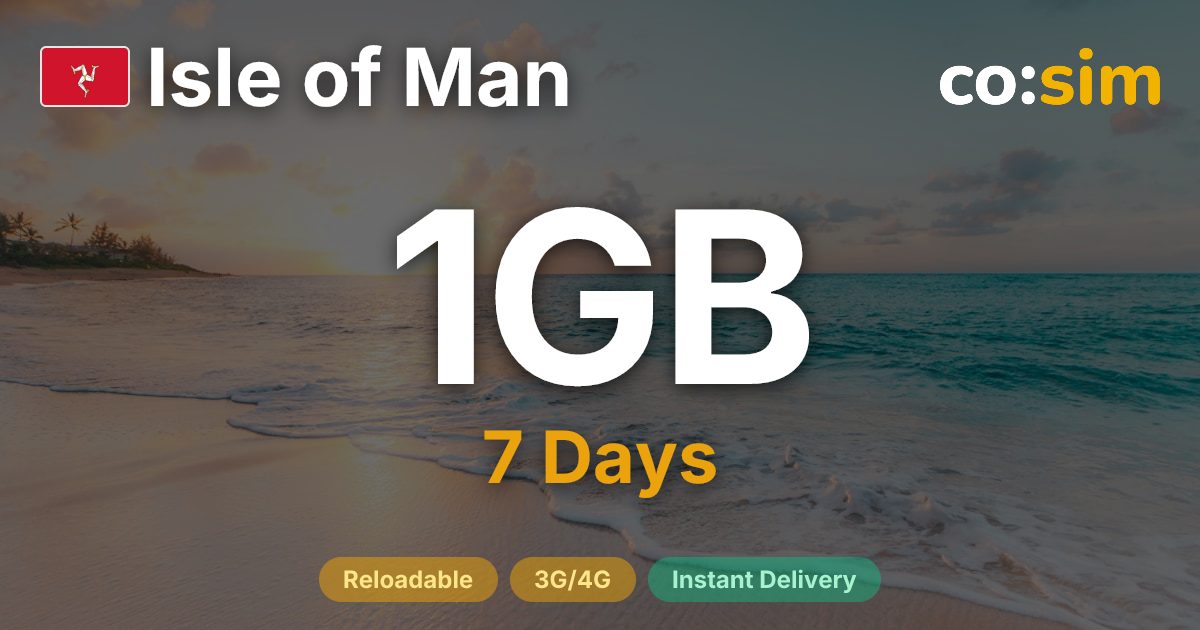 Isle of Man eSIM — 1GB