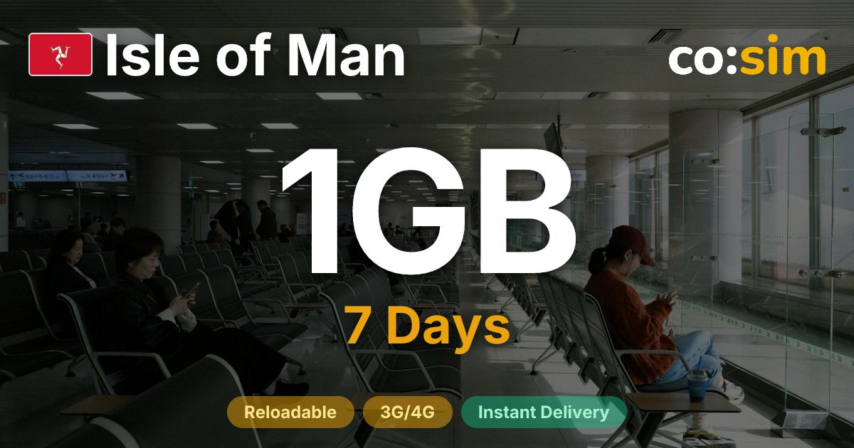 Isla de Man eSIM — 1GB