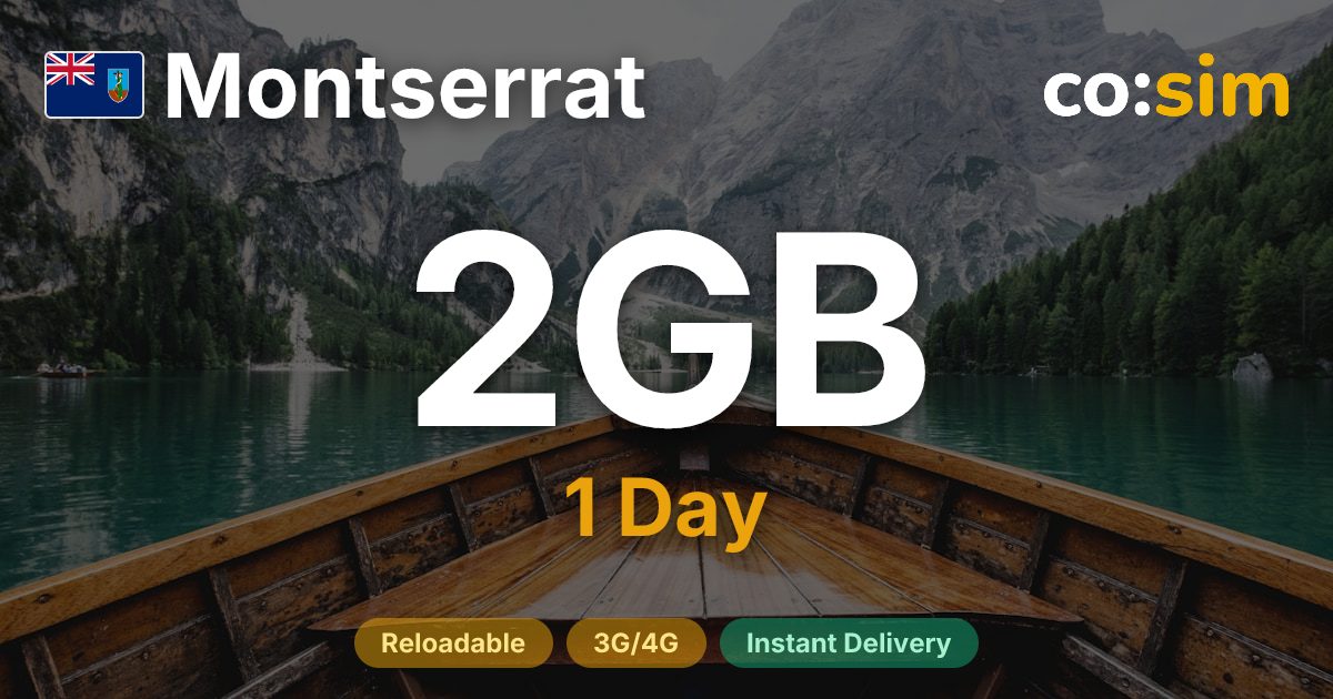 몬트세랫 eSIM — 2GB+∞