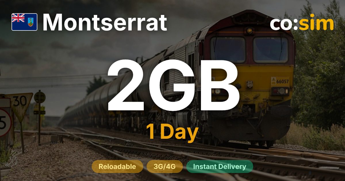 Montserrat eSIM — 2GB+∞