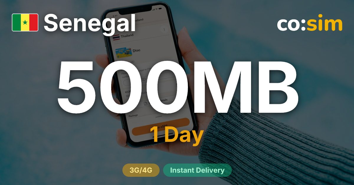 Senegal eSIM — 500MB+∞