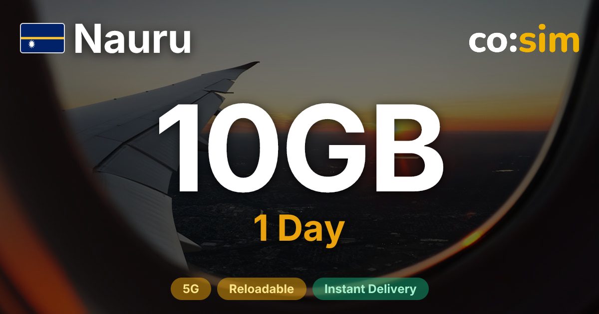 Nauru eSIM — 10GB+∞