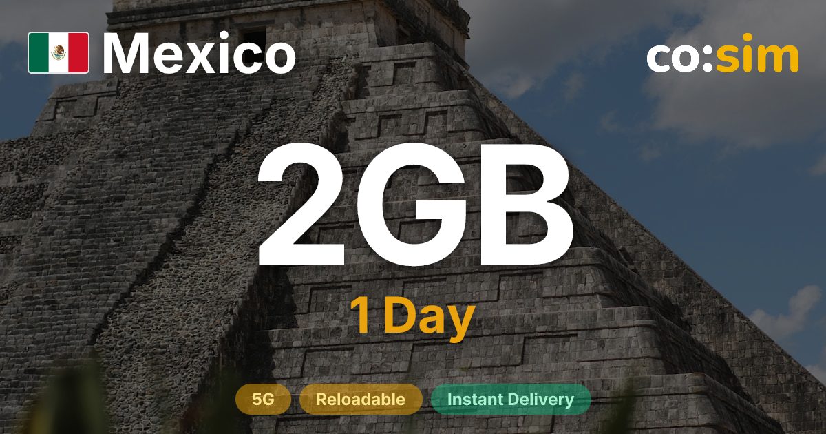 Mexico eSIM — 2GB+∞