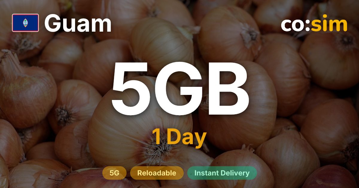 グアム eSIM — 5GB+∞