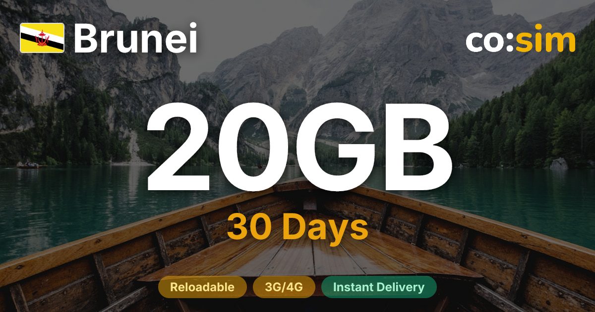 Brunei eSIM — 20GB