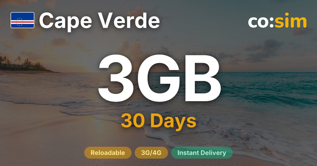 Cape Verde eSIM — 3GB