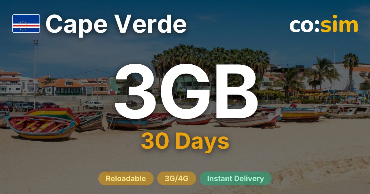 Cape Verde eSIM — 3GB