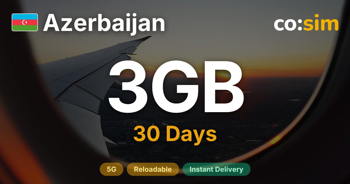 Azerbaijan eSIM — 3GB