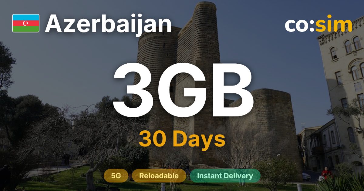 Azerbaijan eSIM — 3GB
