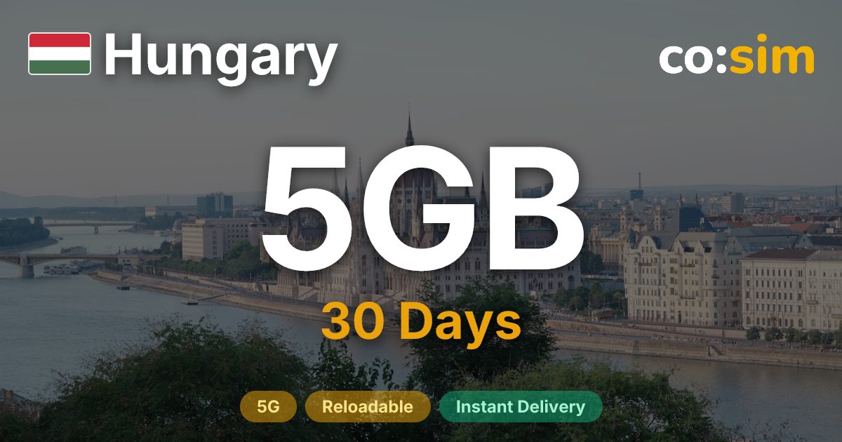 Hungary eSIM — 5GB