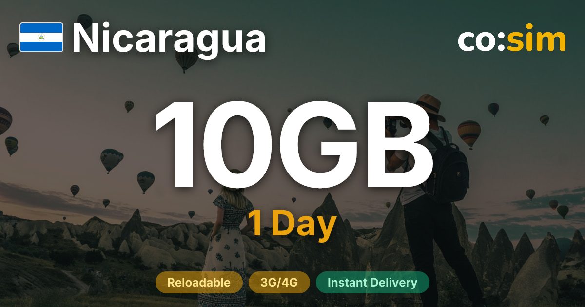 Nicaragua eSIM — 10GB+∞