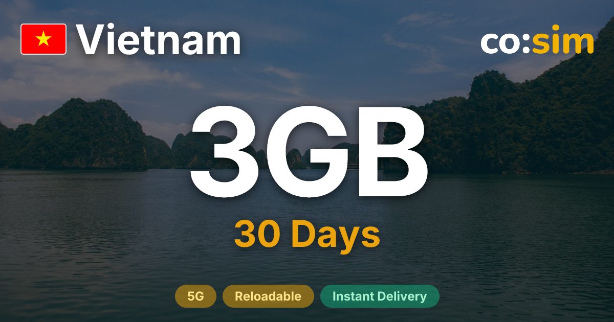 Vietnam eSIM — 3GB