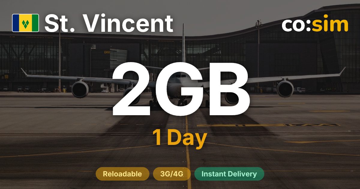 Saint-Vincent-et-les-Grenadines eSIM — 2GB+∞