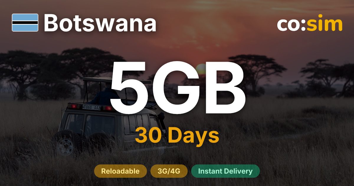 Botswana eSIM — 5GB