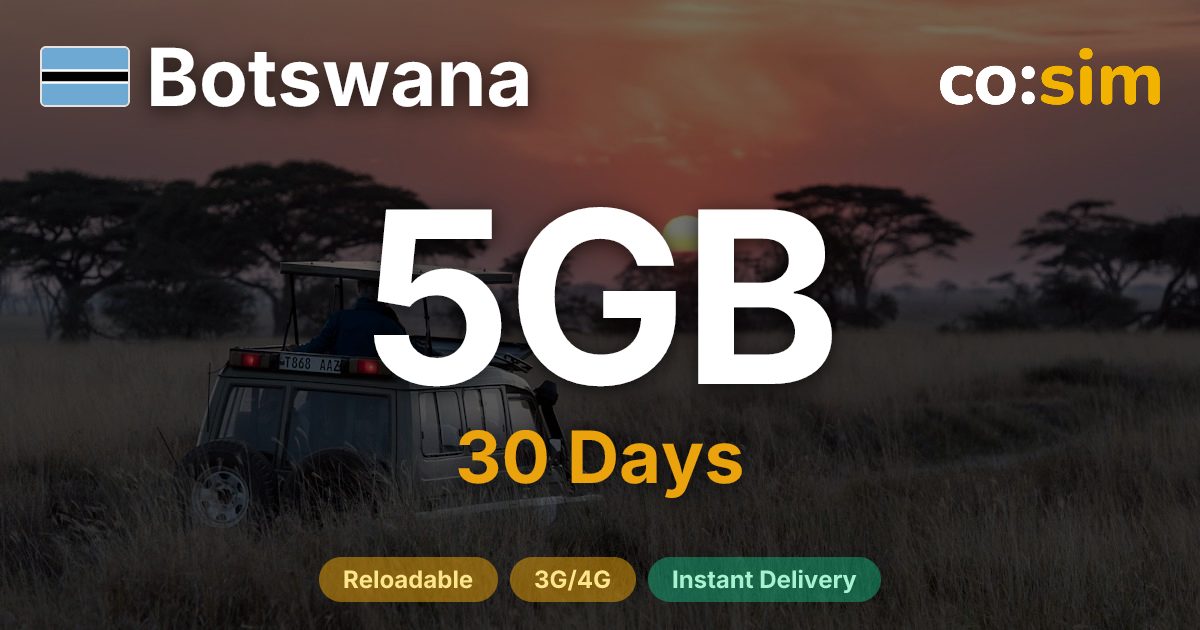 Botswana eSIM — 5GB