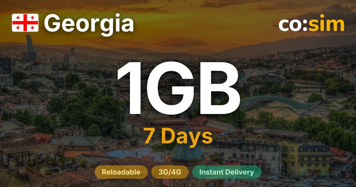 Georgia eSIM — 1GB