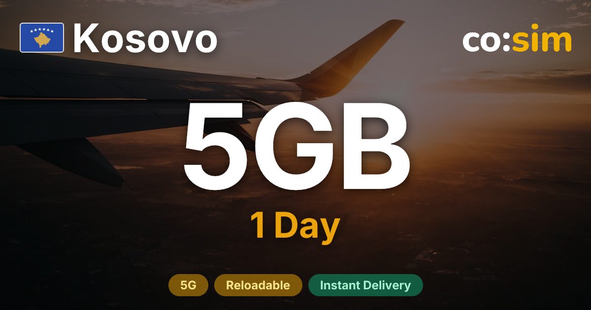 Kosovo eSIM — 5GB+∞