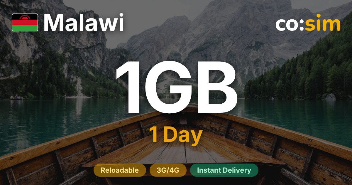 マラウイ eSIM — 1GB+∞